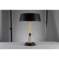 Best price wholesale Modern hotel bedside black metal desk table lamp